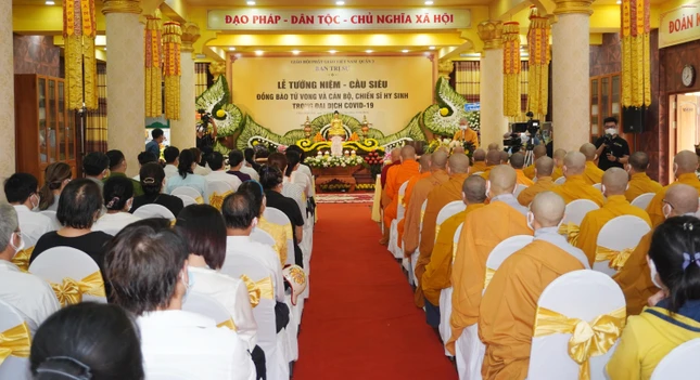 Lễ tưởng niệm diễn ra tại chùa Minh Đạo, quận 3