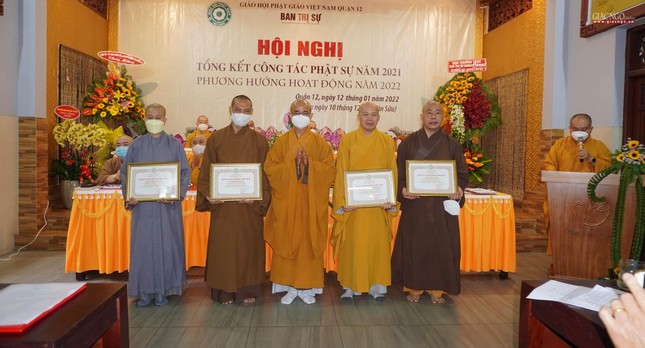 5 tập thể được nhận Bằng tuyên dương công đức của Ban Trị sự GHPGVN TP.HCM