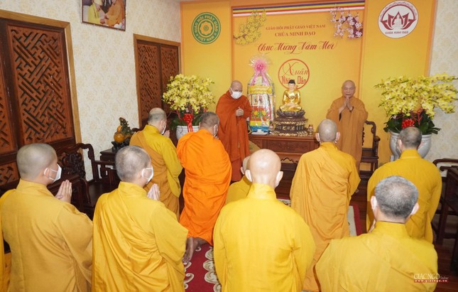 Tại chùa Minh Đạo quận 3