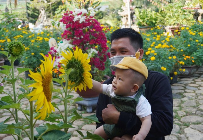 Ngày đầu năm em theo ba mẹ đi lễ chùa
