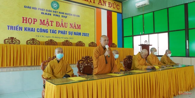 Thượng tọa Thích An Thường phát biểu khai mạc