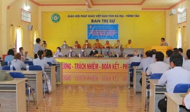 Ban Hướng dẫn Phân ban Gia đình Phật tử tỉnh Bà Rịa Vũng Tàu đã tổ chức tổng kết công tác Phật sự nhiệm kỳ 2016-2021 và suy cử nhân sự nhiệm kỳ 2021-2026