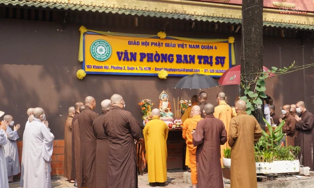 Chư tôn đức trong khóa lễ