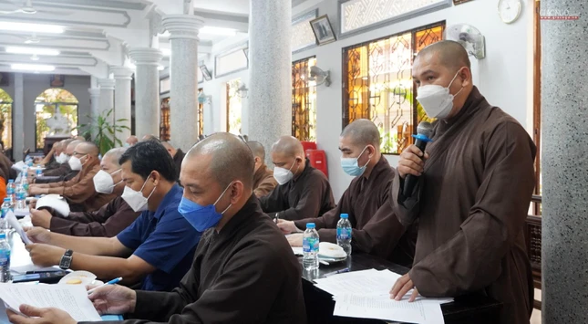 Đại đức Thích Quảng Lạc triển khai kế hoạch An cư kiết hạ Phật lịch 2566 của Phật giáo quận Gò Vấp