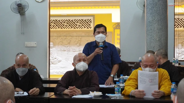 Ông Trần Thạnh Hưng phát biểu tại phiên họp