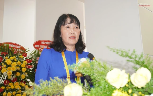 Bà Hồ Thu Ánh phát biểu