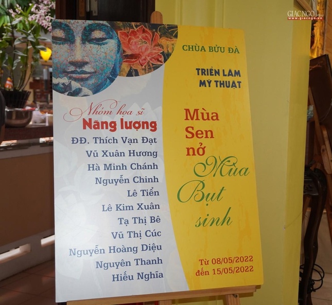 Triển lãm kéo dài đến 15-5-2022