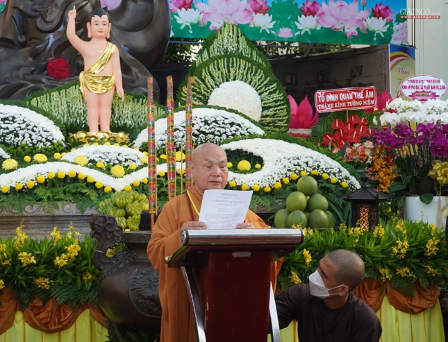 Hòa thượng Thích Thiện Nhơn tuyên đọc Thông điệp Đại lễ Phật đản Phật lịch 2566 Hòa thượng Thích Thiện Nhơn tuyên đọc Thông điệp Đại lễ Phật đản Phật lịch 2566