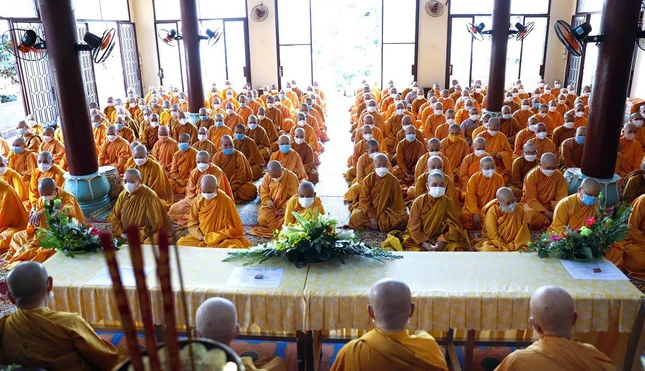 Trường hạ tịnh xá tổ đình Ngọc Phương có 263 hành giả An cư kiết hạ Phật lịch 2566 Trường hạ tịnh xá tổ đình Ngọc Phương có 263 hành giả An cư kiết hạ Phật lịch 2566