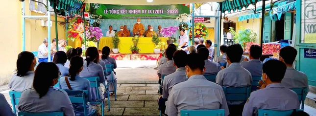 Lễ tổng kết diễn ra tại chùa Thiên Tôn