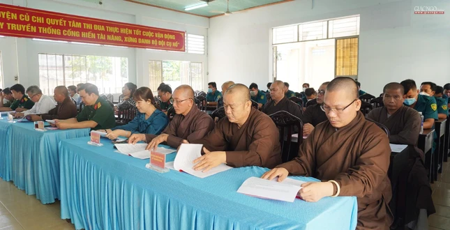 Chư tôn đức Phật giáo huyện, cùng các cơ quan ban ngành huyện Củ Chi tham dự Chư tôn đức Phật giáo huyện, cùng các cơ quan ban ngành huyện Củ Chi tham dự