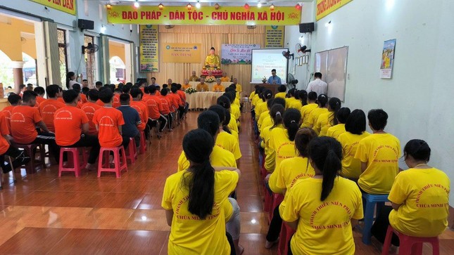 Nhiều nội dung bổ ích tại khóa tu