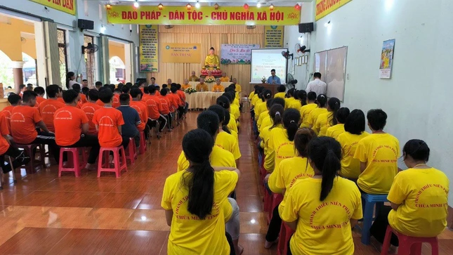 Nhiều nội dung bổ ích tại khóa tu