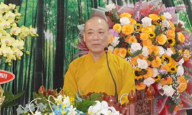 Hòa thượng Thích Bảo Nghiêm phát biểu khai mạc