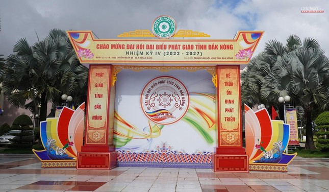 Chào mừng Đại hội đại biểu Phật giáo tỉnh Đắk Nông nhiệm kỳ 2022-2027