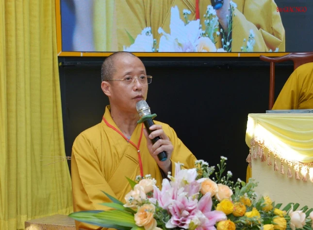 Thượng tọa Thích Minh Nghiêm, Phó Thường trực Ban Từ thiện - Xã hội Trung ương cảm tạ