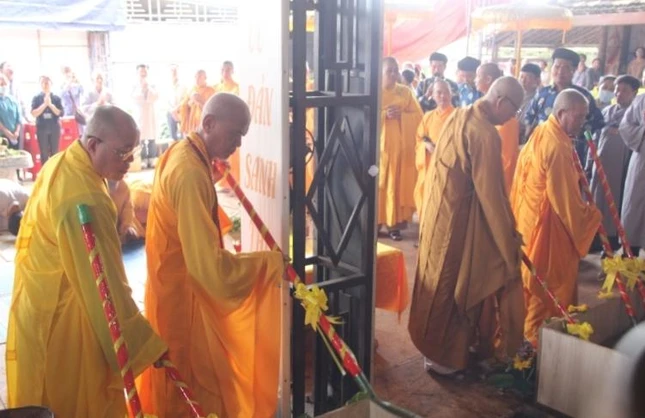 Lễ đặt đá xây dựng chùa Thiện Hòa