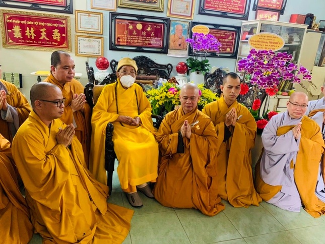 Đại lão Hòa thượng Thích Hiển Tu là một bậc tòng lâm thạch trụ của GHPGVN. Ngài sinh năm 1921, tại huyện Ba Tri, tỉnh Bến Tre - Ảnh: Phật giáo quận 3