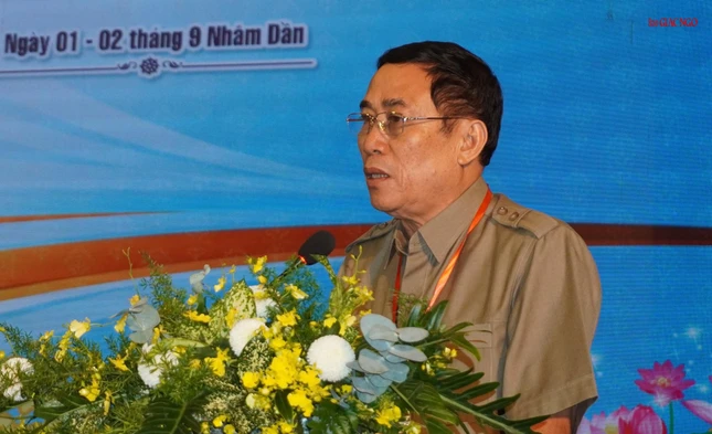 Phó Chủ tịch UBND tỉnh Đắk Lắk Võ Văn Cảnh phát biểu