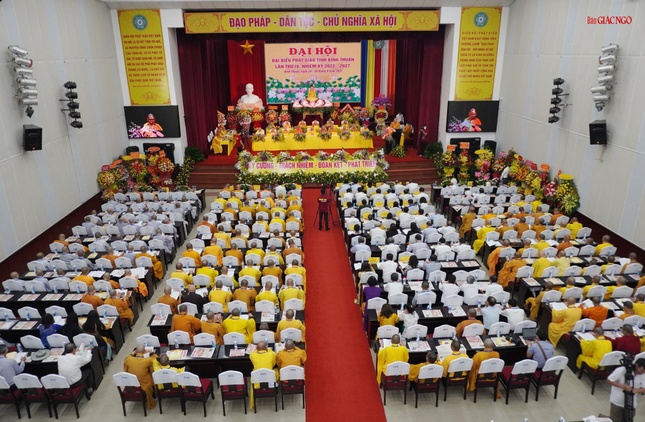 Đại hội đại biểu Phật giáo tỉnh Bình Thuận nhiệm kỳ 2022-2027 thành công tốt đẹp
