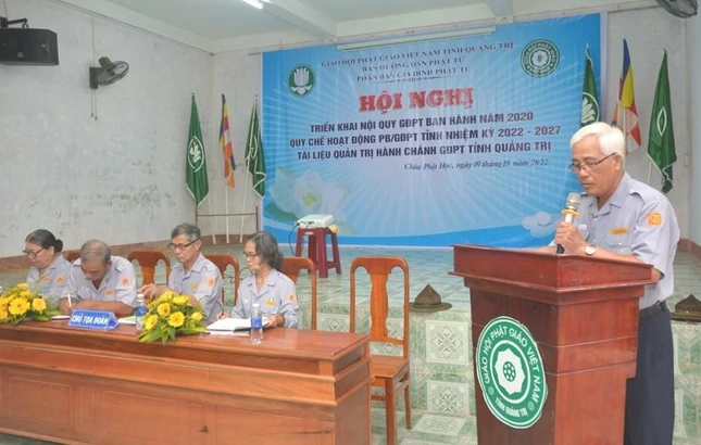 Hội nghị triển khai Nội quy Gia đình Phật tử Việt Nam ban hành năm 2020 và quy chế hoạt động của Phân ban Gia đình Phật tử tỉnh nhiệm kỳ 2022-2027 Hội nghị triển khai Nội quy Gia đình Phật tử Việt Nam ban hành năm 2020 và quy chế hoạt động của Phân ban Gia đình Phật tử tỉnh nhiệm kỳ 2022-2027