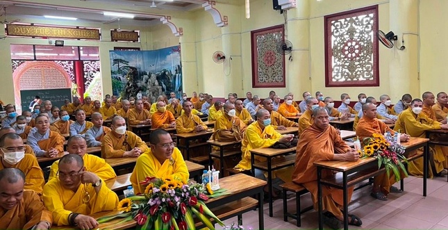 Khai giảng Lớp đào tạo Cao - Trung cấp giảng sư khóa XII - Ảnh: Đức Lộc Khai giảng Lớp đào tạo Cao - Trung cấp giảng sư khóa XII - Ảnh: Đức Lộc