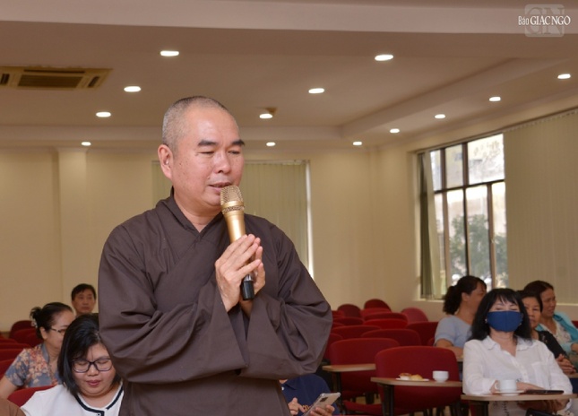 Thượng tọa Thích Quảng Tánh chia sẻ