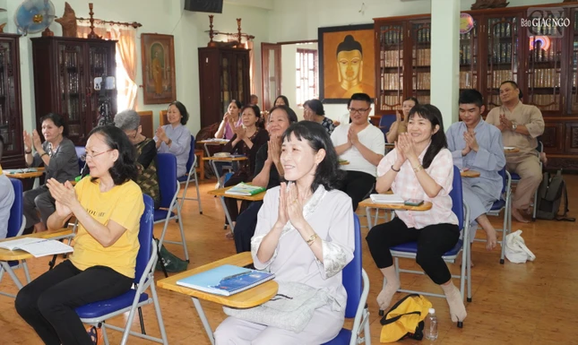 Niềm hoan hỷ khi được tham dự lớp học