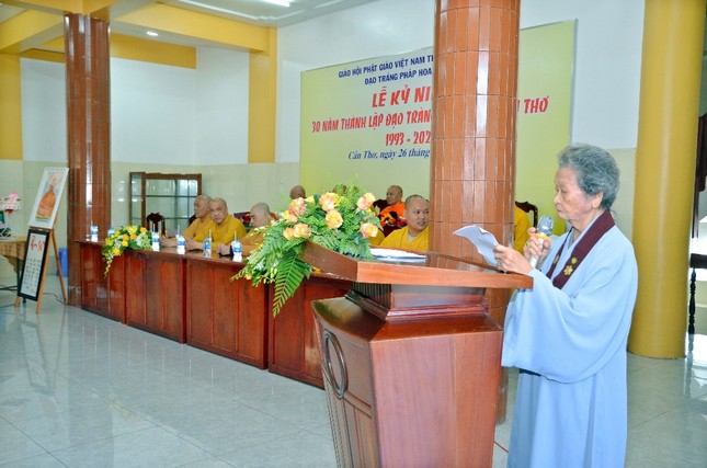 Phật tử Hoa Tâm khái quát quá trình thành Đạo tràng Pháp Hoa tại TP.Cần Thơ