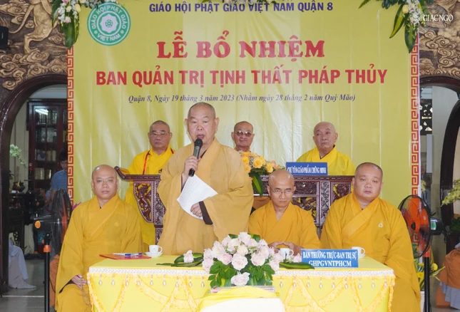 Thượng tọa Thích Huệ Công phát biểu khai mạc