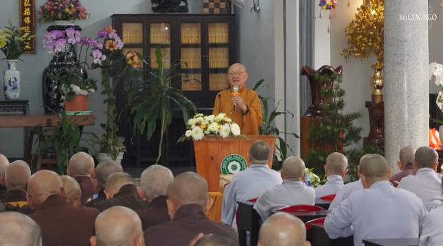 Hòa thượng Thích Giác Thuận phát biểu chứng minh