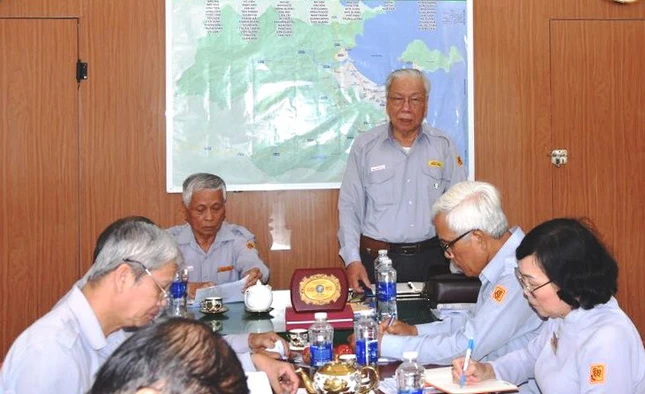 Huynh trưởng cấp Dũng Tâm Giới - Phan Ngọc Thảo, Trưởng Phân ban Gia đình Phật tử T.Ư phát biểu Huynh trưởng cấp Dũng Tâm Giới - Phan Ngọc Thảo, Trưởng Phân ban Gia đình Phật tử T.Ư phát biểu