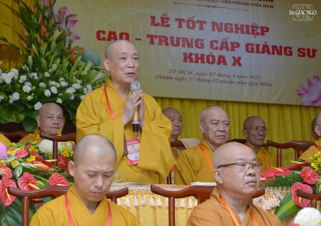 Hòa thượng Thích Bảo Nghiêm phát biểu khai mạc