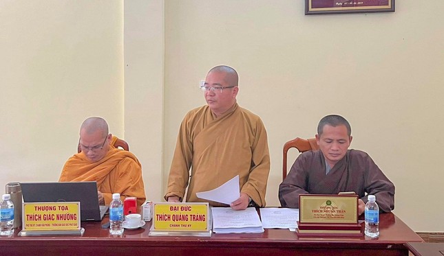 Đại đức Thích Quảng Tráng dự thảo kế hoạch Phật đản