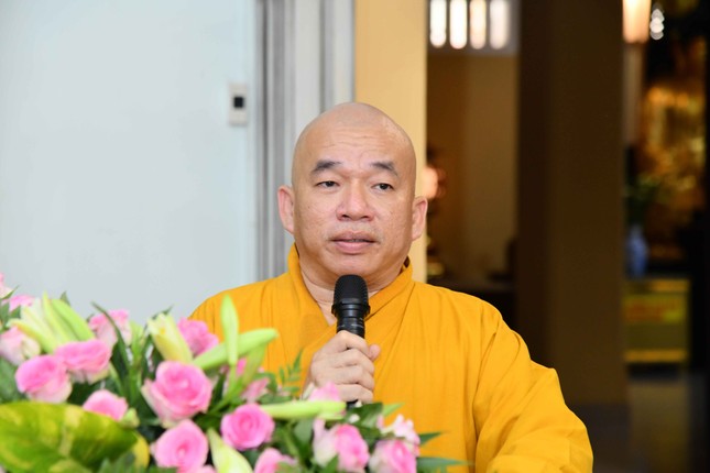 Thượng tọa Thích Nhật Thiện phát biểu khai mạc