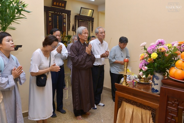 Ban Phật học chùa Xá Lợi thành kính tưởng niệm Ban Phật học chùa Xá Lợi thành kính tưởng niệm