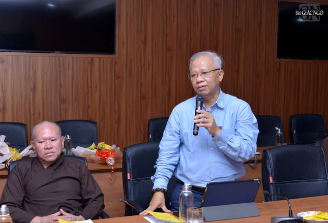 Luật sư Trương Văn Nhứt, Phó Phân ban Hỗ trợ tư vấn pháp lý đóng góp ý kiến