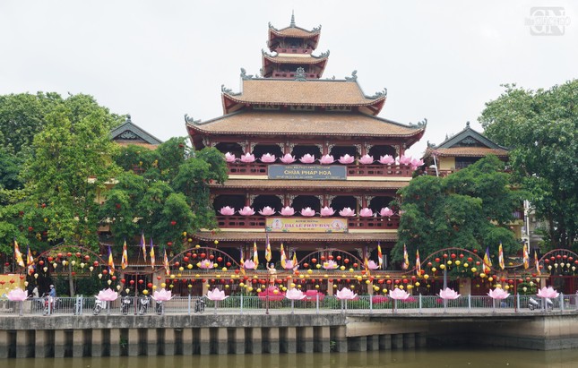 Tối 12-4-Quý Mão, tại chùa Pháp Hoa sẽ có lễ hội hoa đăng kính mừng Phật đản Phật lịch 2567