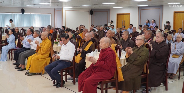 Chư tôn đức Phật giáo quận 3 tham dự