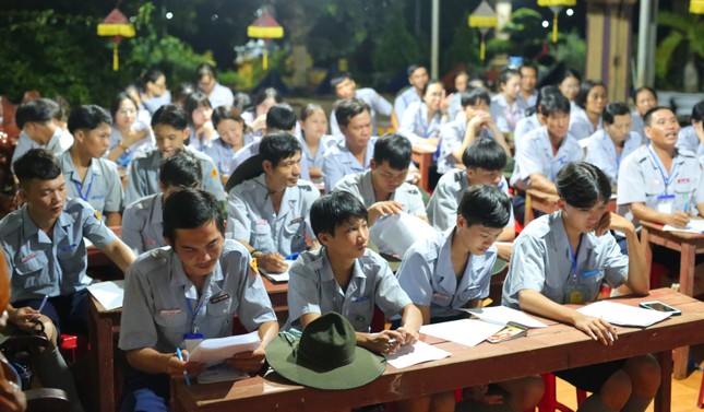 Trại sinh đến từ các đơn vị trong tỉnh