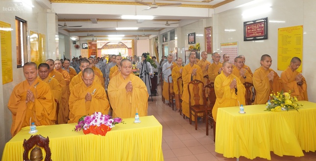 Có 40 hành giả an cư tại trường hạ chùa Phật Đà