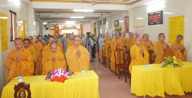 Có 40 hành giả an cư tại trường hạ chùa Phật Đà