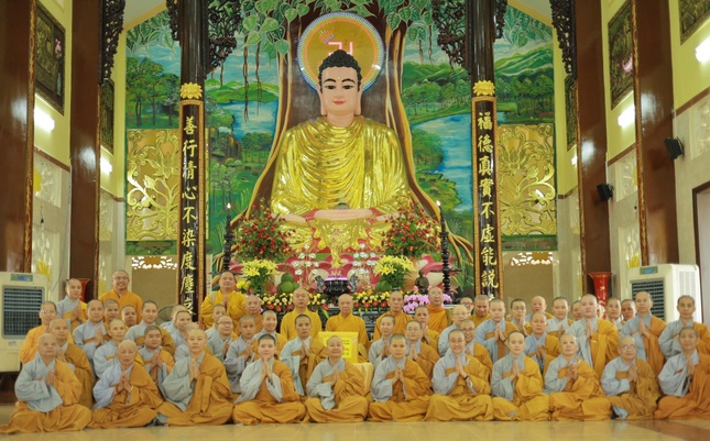 Lưu niệm tại trường hạ chùa Phước Thiện, H.Bình Chánh