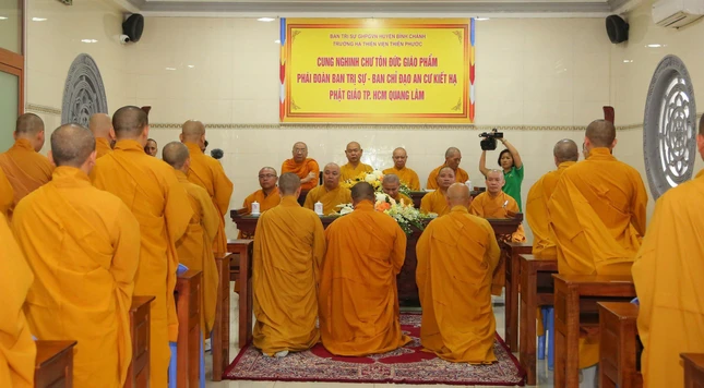 Hành giả thiền viện Thiên Phước báo cáo chương trình tu học ba tháng an cư