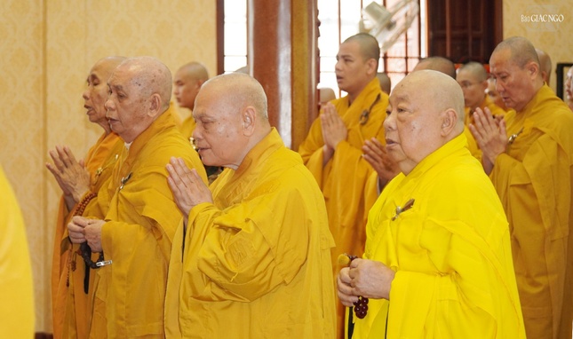 Vào ngày 29 Âm lịch và ngày rằm mỗi tháng sẽ Bố-tát và sinh hoạt Tăng sự chung tại trường hạ chùa Minh Đạo