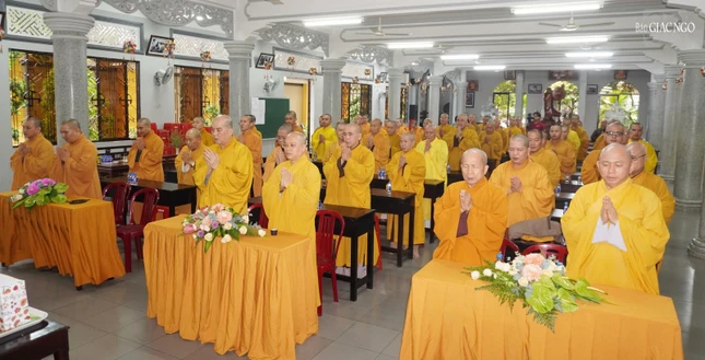 Hành giả trường hạ chùa Huỳnh Kim, Q.Gò Vấp