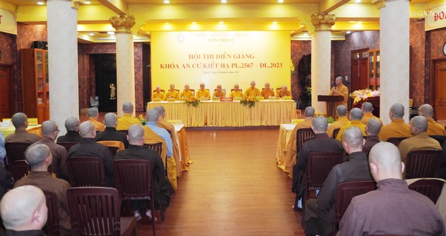 Hội thi diễn giảng cấp do Ban Trị sự GHPGVN Q.3 tổ chức diễn ra tại chùa Minh Đạo