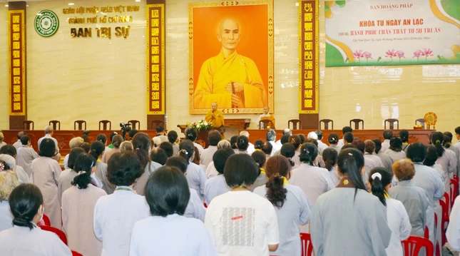 Khóa tu Ngày an lạc tiếp theo sẽ diễn ra ngày 3-9-2023 với chủ đề "Vu lan và đạo làm con"