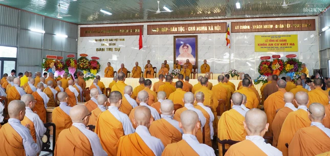 Khóa An cư kiết hạ Phật lịch 2567 của Phật giáo H.Củ Chi thành tựu viên mãn