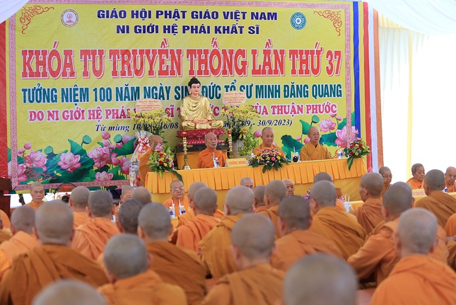 Khóa tu diễn ra từ ngày 24-9 đến ngày 30-9-2023